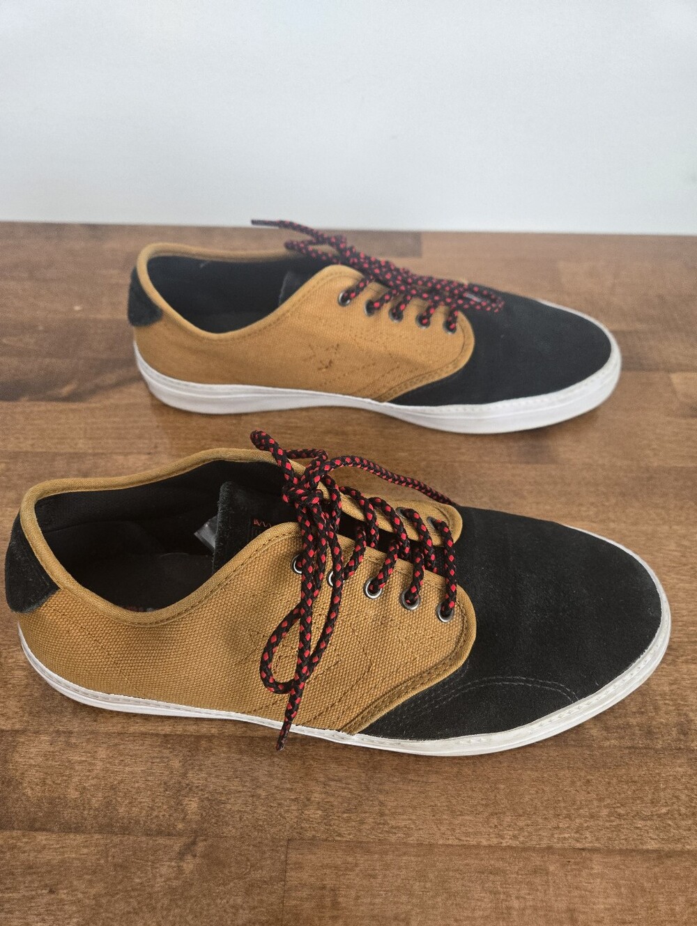 Converse Cons Zakim Low Sneakers Black Tan Canvas Lace Up Shoes Men’s 11.5 /W13 - Picture 2 of 6